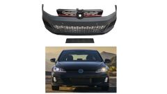 GOLF 7,5 2017-2020 IÇIN UYUMLU GTI ÖN TAMPON VE PANJUR SETI