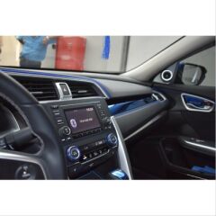 CIVIC FC5 2016-2020 IÇIN UYUMLU IÇ KONSOL KAPLAMASI MAVI 9 PARÇA