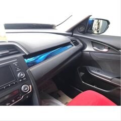 CIVIC FC5 2016-2020 IÇIN UYUMLU IÇ KONSOL KAPLAMASI MAVI 9 PARÇA