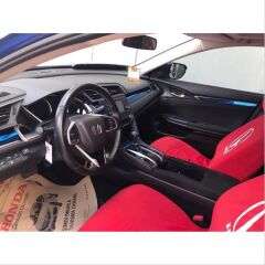 CIVIC FC5 2016-2020 IÇIN UYUMLU IÇ KONSOL KAPLAMASI MAVI 9 PARÇA