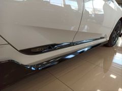 CIVIC FC5 2016-2020 IÇIN UYUMLU YAN KAPI ÇITA KAPLAMA CIVIC YAZILI - SIYAH PRM