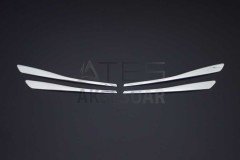 Dacia Lodgy Krom Ön Panjur 4 Parça 2013 ve Sonrası