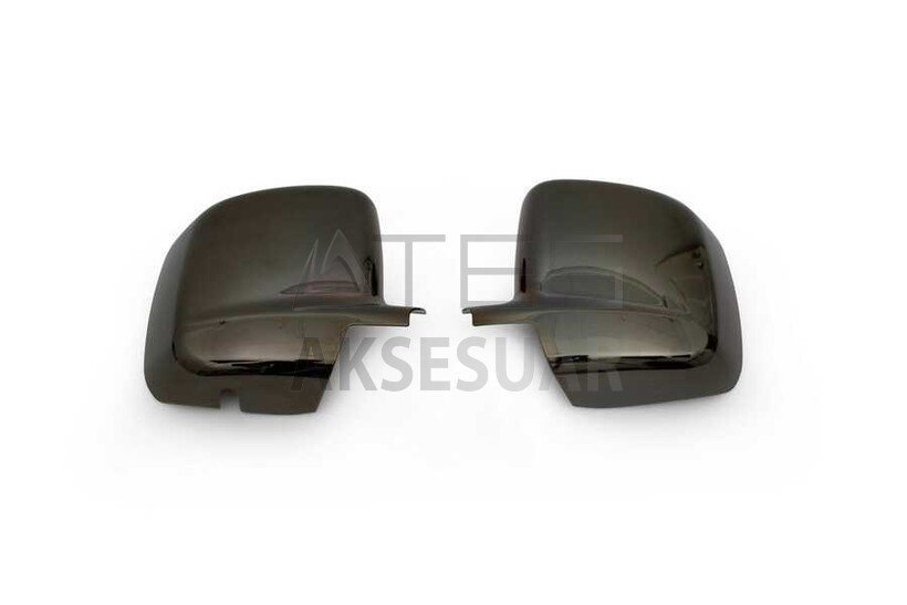 Fiat Fiorino/Qubo Siyah Krom Ayna Kapağı 2 Parça Abs 2007 ve Sonrası