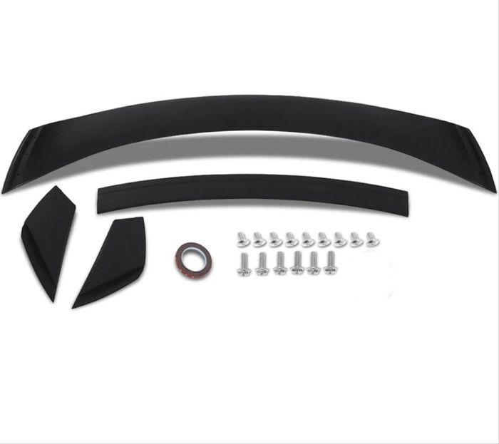 MUSTANG IÇIN UYUMLU 2015-2020 GT SPOILER PIANO BLACK  (4 PARÇA)