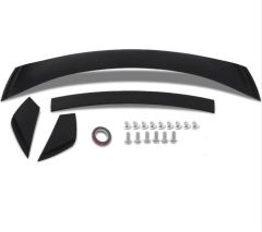 MUSTANG IÇIN UYUMLU 2015-2020 GT SPOILER PIANO BLACK  (4 PARÇA)