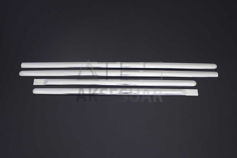 Dacia Logan FAZ 2 Krom Yan Kapı Çıtası 4 Parça 2008-2017 Arası