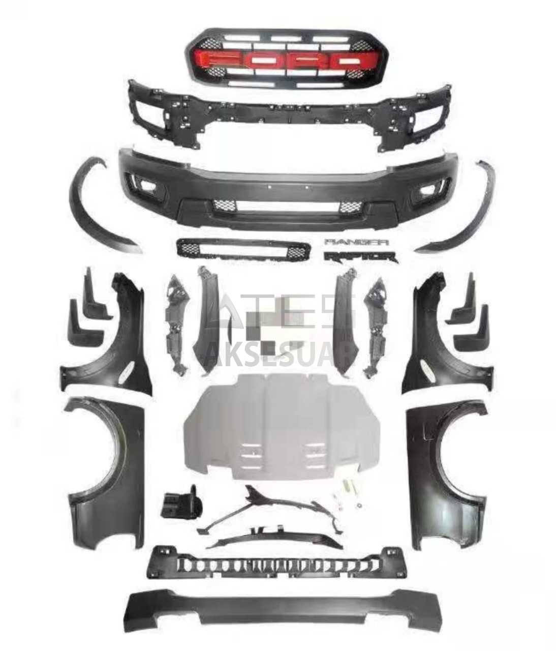 FORD RANGER T7 VE T8 RAPTOR DÖNÜŞÜM (ÇAMURLUKLAR DAHİL TAM SET)