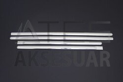 Dacia Logan Krom Yan Kapı Çıtası 4 Parça 2004-2012 Arası