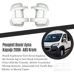 Peugeot Boxer 2006 Ayna Kapağı ABS Krom