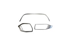 FOCUS IÇIN UYUMLU 2019+ MENFEZ KAPLAMA 3 PARÇA SILVER(PASLANMAZ ÇELIK)