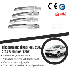 Nissan Qashqai 2007-2014 Kapı Kolu Paslanmaz Çelik