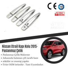Nissan Xtrail 2015 Kapı Kolu Paslanmaz Çelik