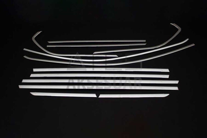 Fiat Egea SW Krom Cam Çerçevesi 12 Parça 2016 ve Sonrası