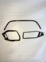 FOCUS IÇIN UYUMLU 2019+ MENFEZ KAPLAMA 3 PARÇA - TITANYUM SIYAH