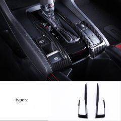 CIVIC FC5 2016-2020 IÇIN UYUMLU DIREKSIYON-VITES KONSOL KARBON SET