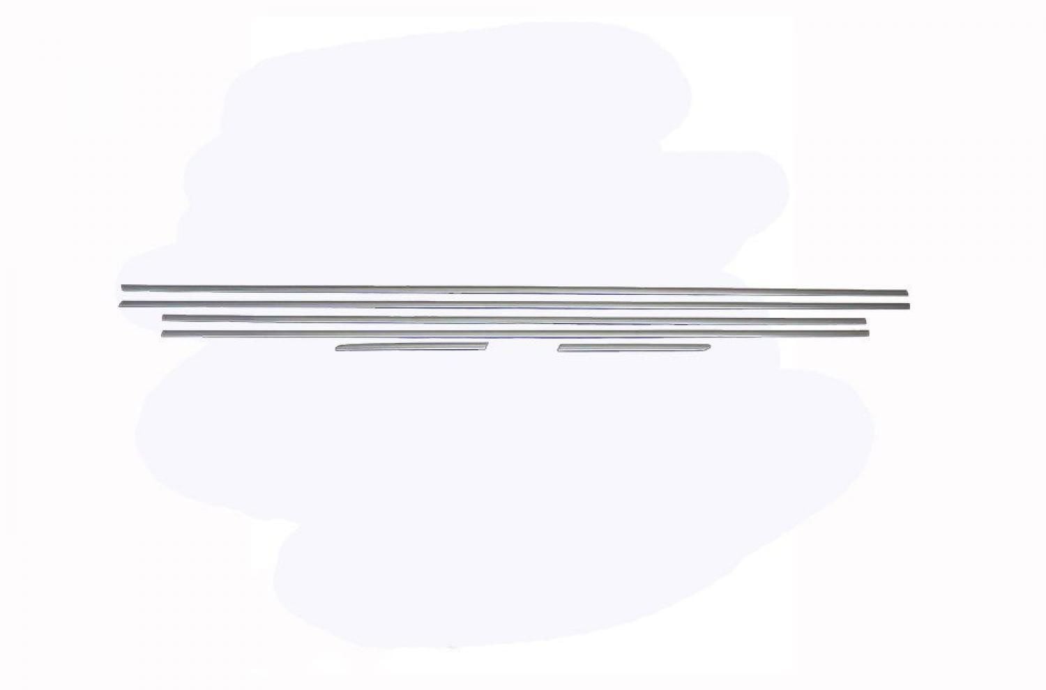 Kia Rio Cam Çıtası 6 Parça Paslanmaz Çelik 2011-2016