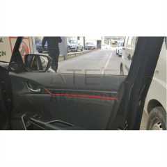 HONDA CIVIC FC5 2016-2020 KAPI DOSEME CITASI RED&KARBON