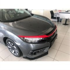 CIVIC FC5 2016-2020 IÇIN UYUMLU ÖN PANJUR KAS KAPLAMA KIRMIZI