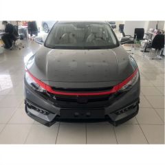 CIVIC FC5 2016-2020 IÇIN UYUMLU ÖN PANJUR KAS KAPLAMA KIRMIZI