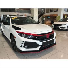 CIVIC FC5 2016-2020 IÇIN UYUMLU ÖN PANJUR KAS KAPLAMA KIRMIZI