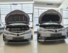 COROLLA 2014-2018 IÇIN UYUMLU KAPUT IZOLATÖRÜ