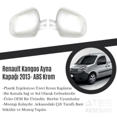 Renault Kangoo 2013 Ayna Kapağı ABS Krom