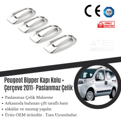 Peugeot Bipper 2011 Kapı Kolu Paslanmaz Çelik