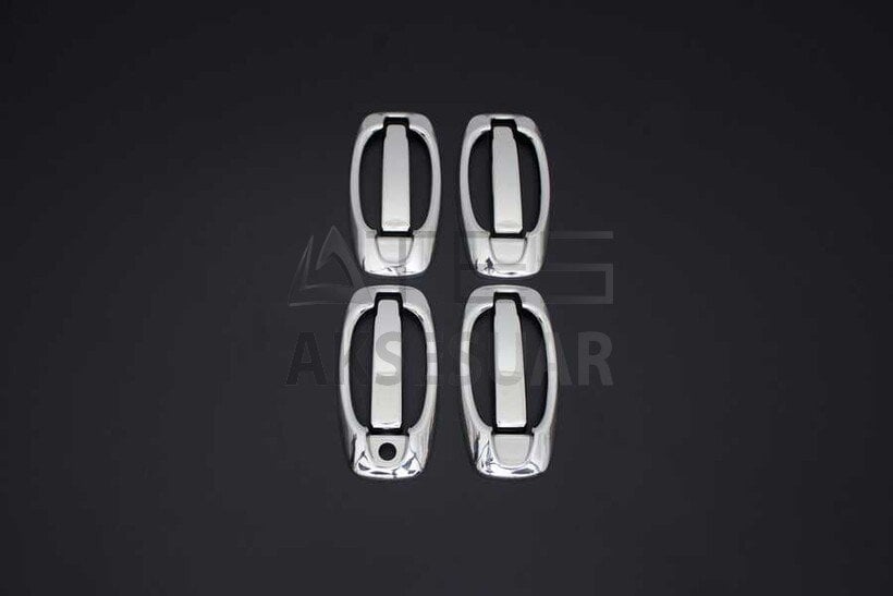 Fiat Doblo Krom Kapı Kolu 4 Kapı 8 Parça Set 2010-2014 Arası