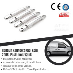 Renault Kango 2 2008 Kapı Kolu Paslanmaz Çelik