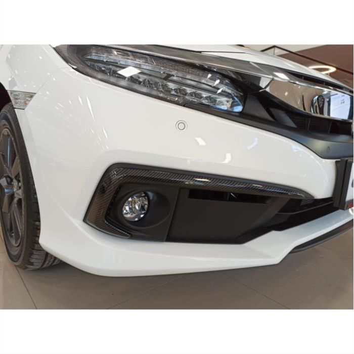 CIVIC FC5 2019-2021 IÇIN UYUMLU  ÖN SIS KASI KAPLAMASI KARBON (MAKYAJLI KASA)