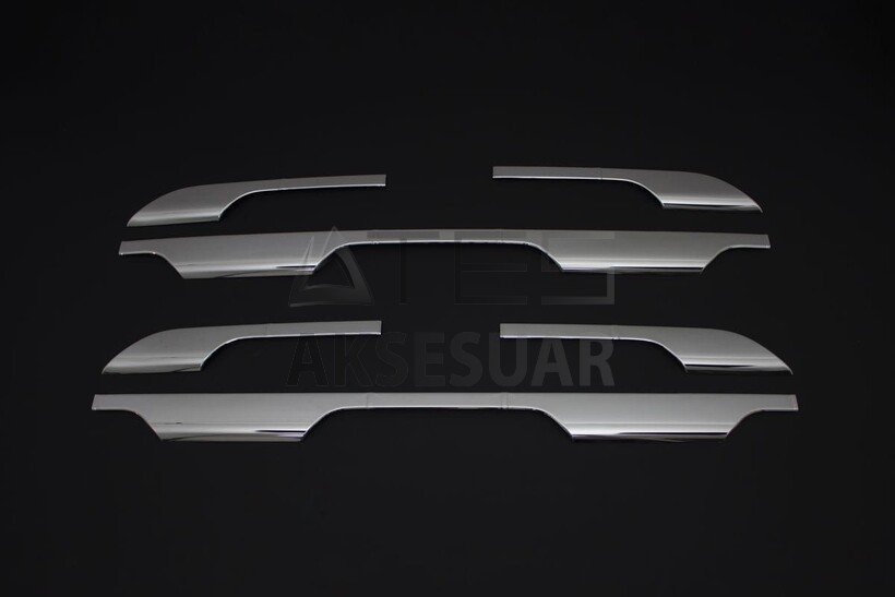 Dacia Duster Krom Yan Marşpiyel Üstü Çıta 6 Parça 2018 ve Sonrası