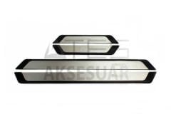 Fiat 500/500C Kapı Eşiği Sport 4 Parça Flexill 2007 ve Sonrası