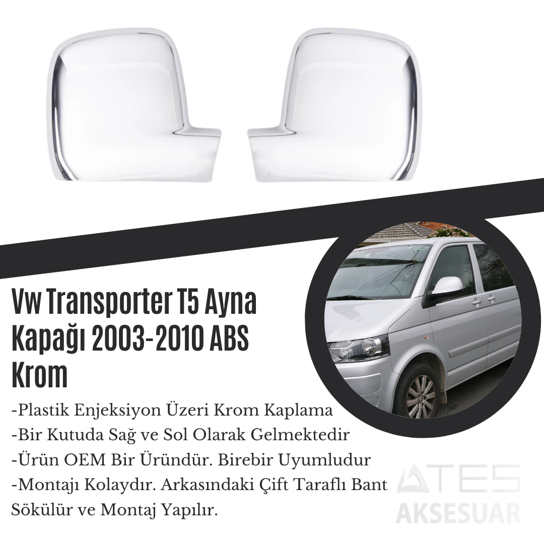 Volkswagen Transporter 2003-2010 Ayna Kapağı