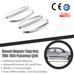 Renault Megane 1996-2004 Kapı Kolu Paslanmaz Çelik