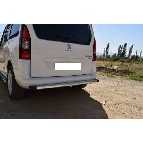 Peugeot Partner Tepee (2008 Sonrası) Alüminyum Arka Koruma
