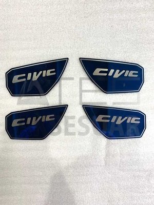 HONDA CIVIC FC5 2016-2020 İÇ KAPI KOLU İÇ KAPLAMA MAVİ