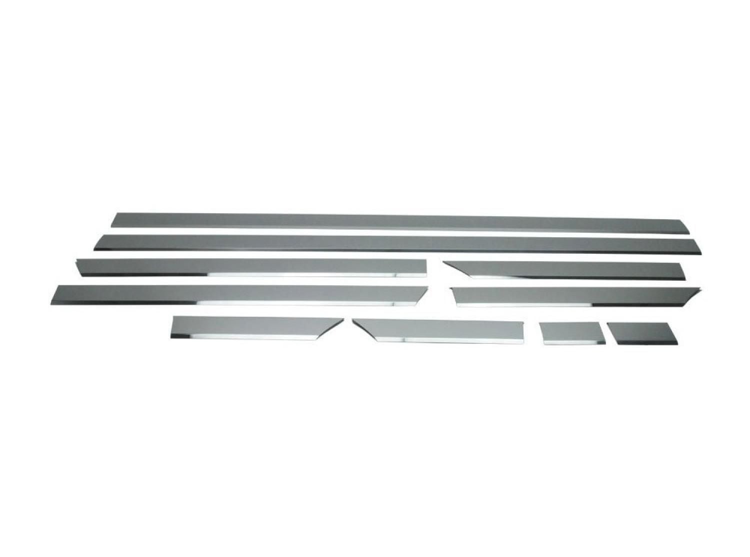 Volkswagen Crafter Yan Kapı Çıtası 10 Parça Paslanmaz Çelik L2 2006-