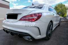MERCEDES W117 CLA 45 DIFÜZÖR & EGZOZ SETI 16-19 SILVER EGZOZ ILE