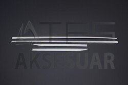 Fiat Egea Krom Yan Kapı Çıtası 4 Parça Taşlı 2016 ve Sonrası