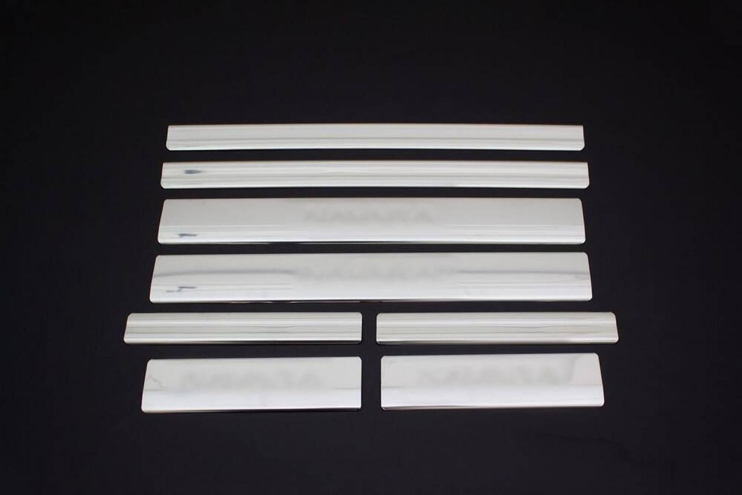 Nissan Navara Kapı Eşiği 8 Parça Paslanmaz Çelik 2006-