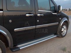 Bomag Ford Connect Krom Yan Kapı Çıtası 4 Parça 2002-2014 Arası