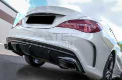 MERCEDES W117 CLA 45 DIFÜZÖR & EGZOZ SETI 13-15 SIYAH EGZOZ ILE