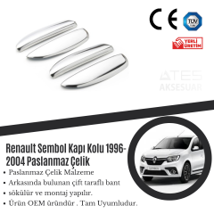 Renault Symbol 1996-2004 Kapı Kolu Paslanmaz Çelik
