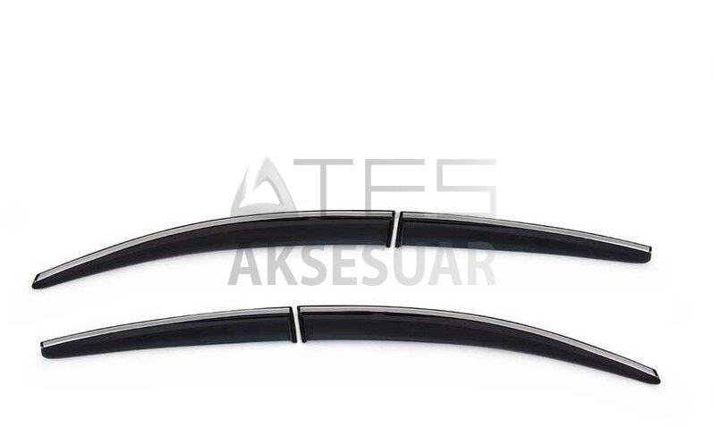 Fiat Egea SD/HB Sunplex Kromlu Cam Rüzgarlığı 4 Parça 2015 ve Sonrası