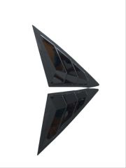 CIVIC FE1 2022 IÇIN UYUMLU  KELEBEK CAM KAPLAMA - PIANO BLACK