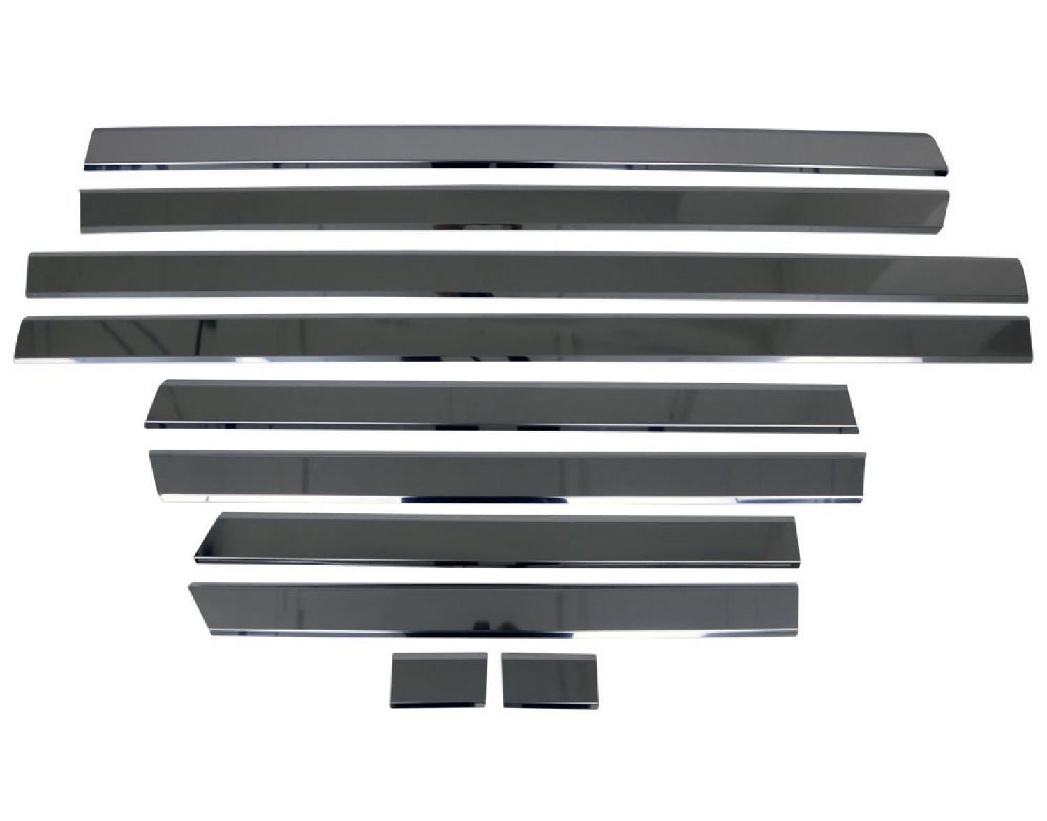 Volkswagen Crafter Yan Kapı Çıtası 10 Parça Paslanmaz Çelik L4 2006-