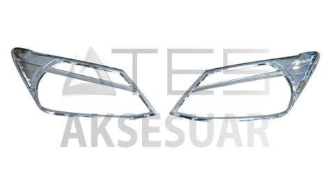 ISUZU D-MAX 2012-2017 FAR ÇERÇEVESİ KAPLAMA NİKELAJ