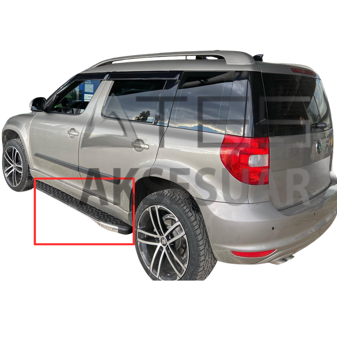 SKODA YETİ 2017+ KROM YAN BASAMAK