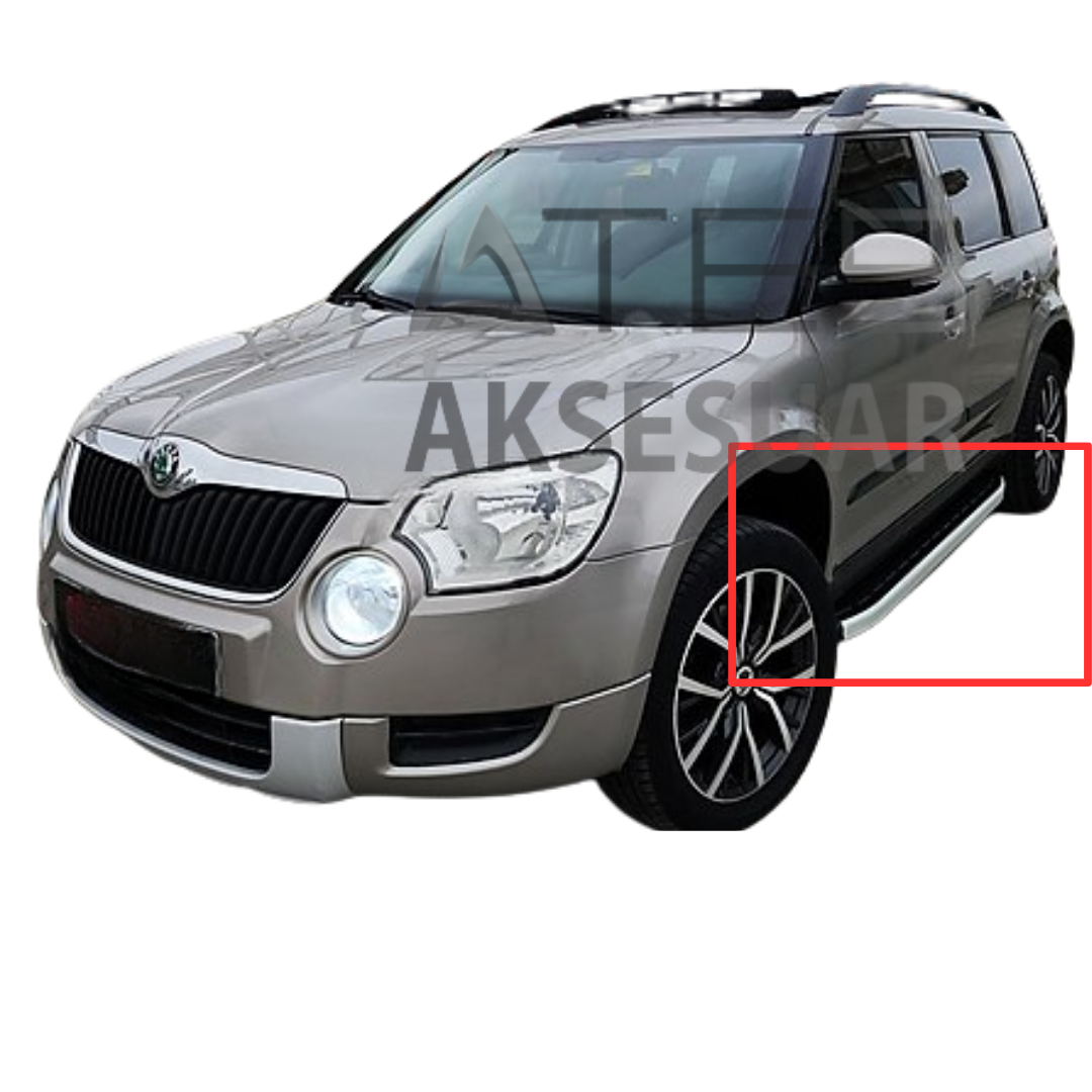 SKODA YETİ 2017+ KROM YAN BASAMAK