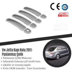 Volkswagen Jetta 2011 Kapı Kolu Paslanmaz Çelik